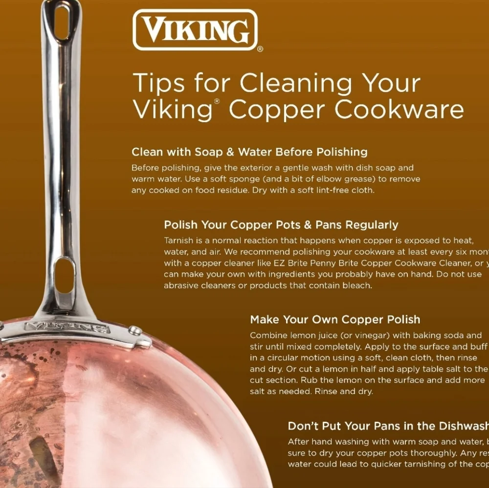 Viking 3-Ply Copper Clad Hammered 10